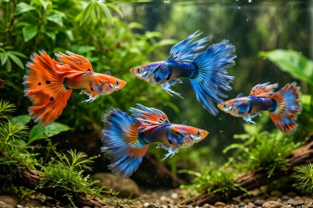 Neon tetra and cardinal tetra comparison