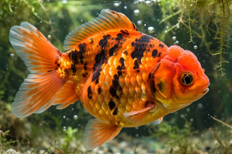 Why is my goldfish turning black — goldfish with black patches