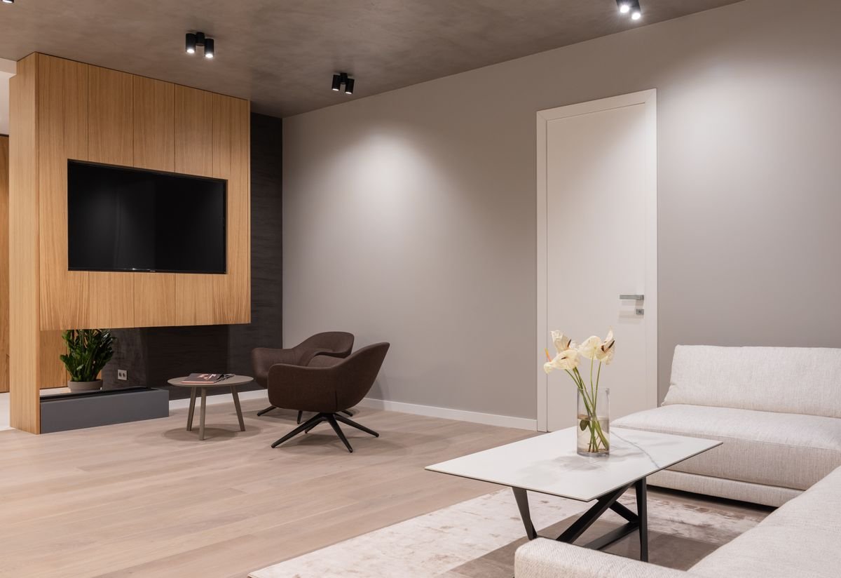 Minimalist living room with clean modern interior, a minimalist living guide for beginners
